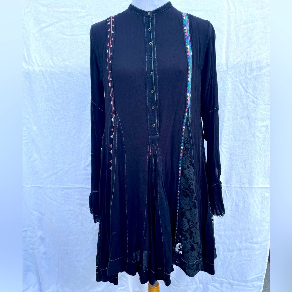 Free People FP One multi fabric twirl dress